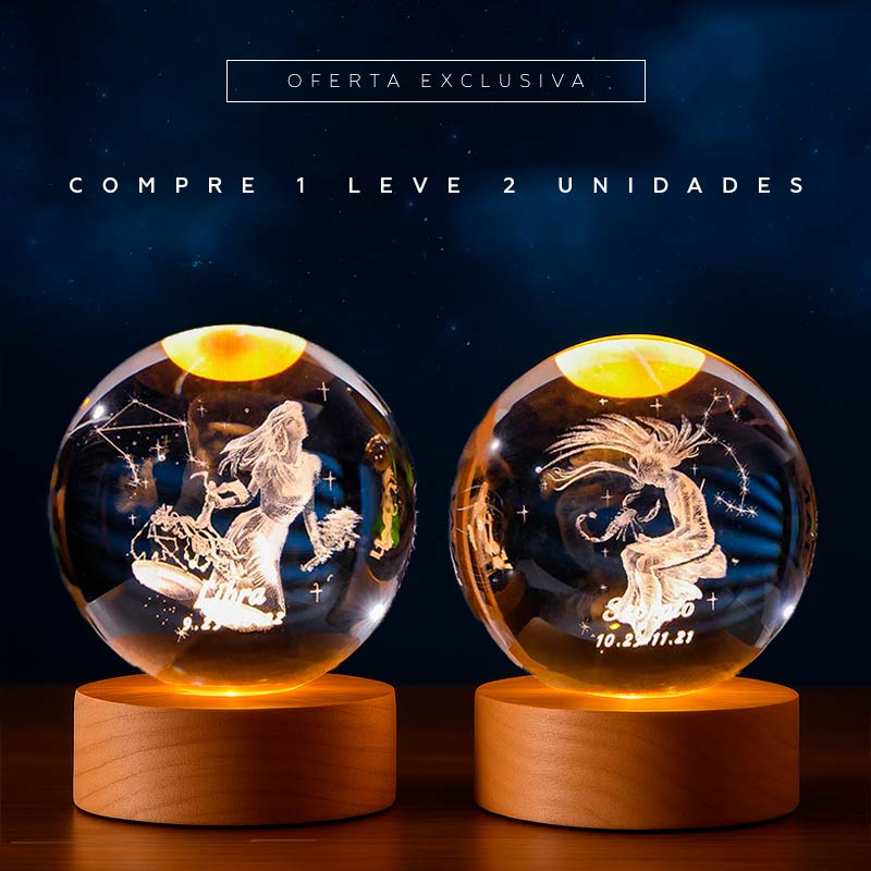 Luminária dos Signos - Compre 1 Leve 2 Unidades